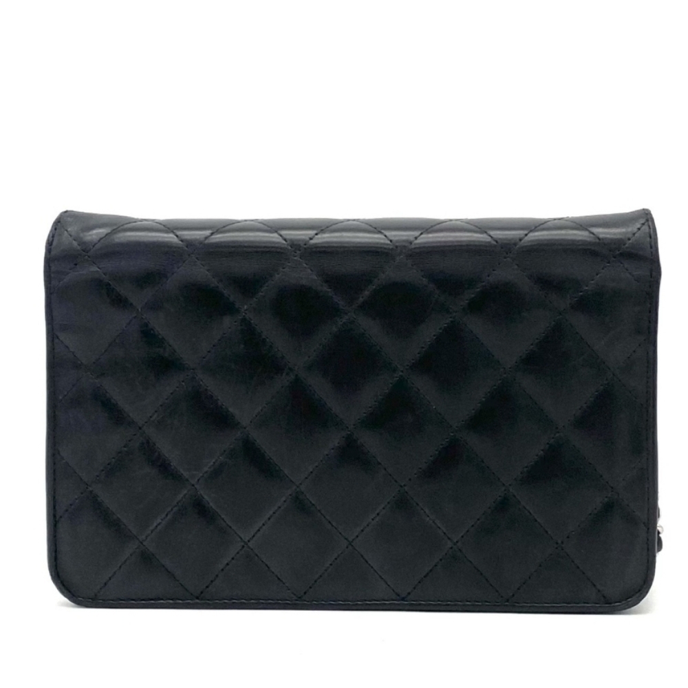 Authentic Chanel Quilted Cambon Coco Mark Leather Chain Wallet Shoulder Bag - Picture 3 of 11